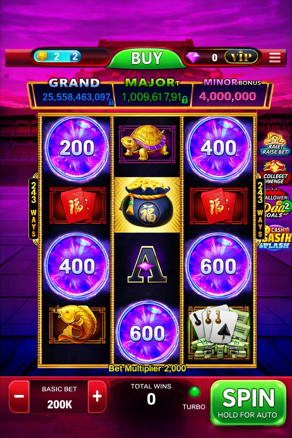 Crabslots Casino game